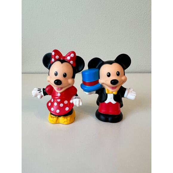 Fisher-Price Little People Mickey and Minnie Mouse Toy Figures - Picture 1 of 7